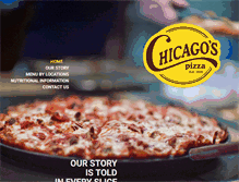 Tablet Screenshot of chicagospizza.com